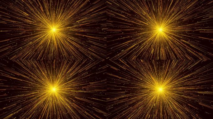 4K金色光背景循环
