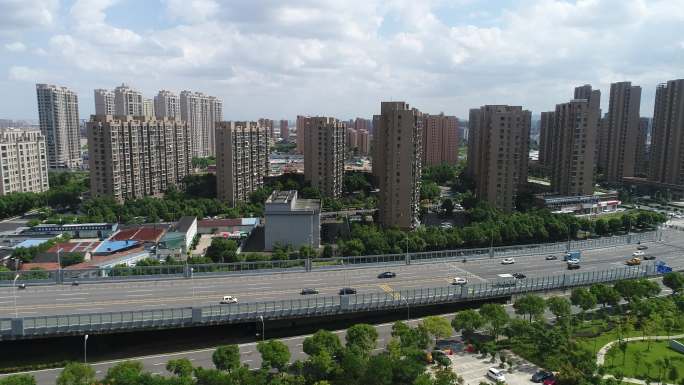 航拍城市全景