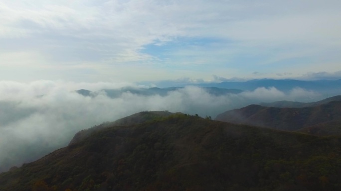 宁夏固原市泾源县胭脂峡云海