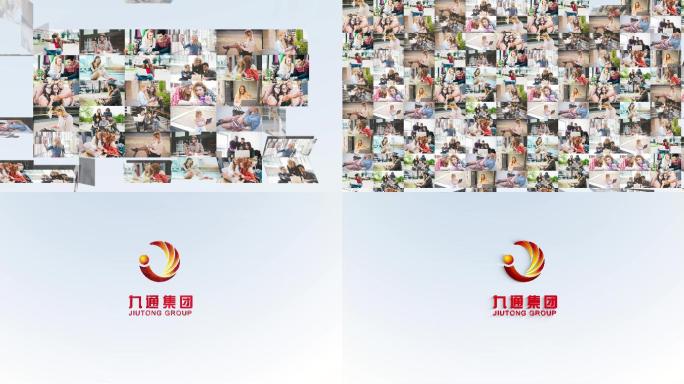 【4K无插件】照片图片logo汇聚片头尾