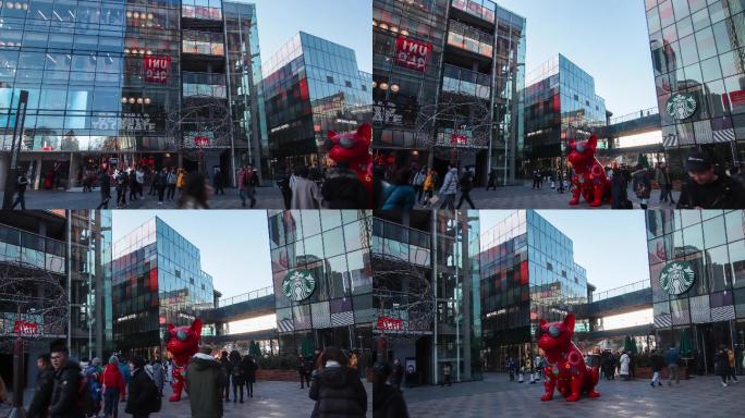 北京三里屯延时摄影视频集锦商业