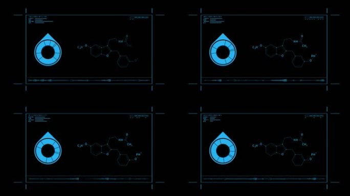 高科技医学监测系统分子式