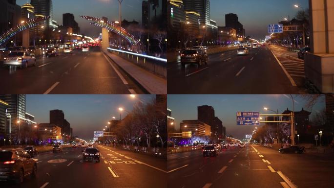 北京夜景长安街