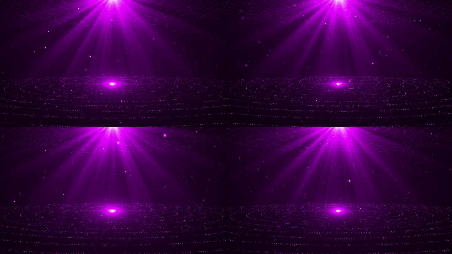紫色浪漫爱情舞台背景