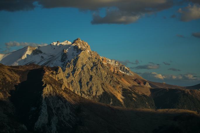 雪域高原山峰雪域延时