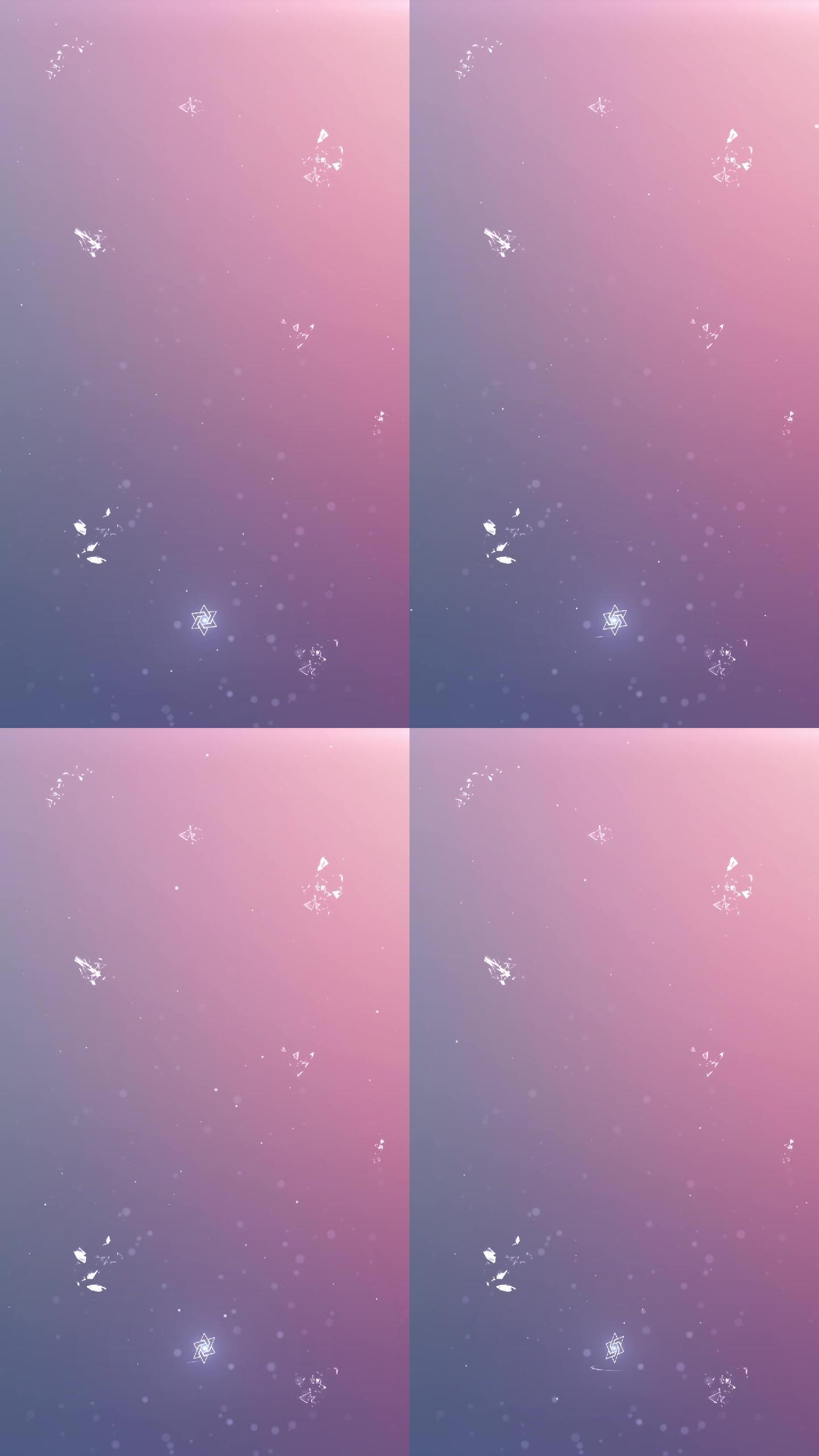魔幻神秘粒子六芒星竖屏渐变背景视频 1080x19 高清视频素材下载 编号 影视包装 光厂 Vj师网 Www Vjshi Com