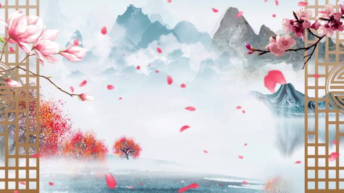 歌曲知否知否古典中国风LED视频背景