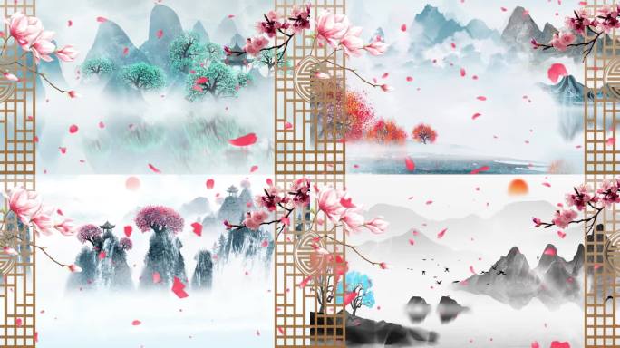 歌曲知否知否古典中国风LED视频背景