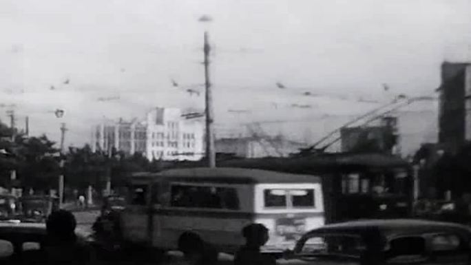 30年代40年代日本东京神户大阪街道街景