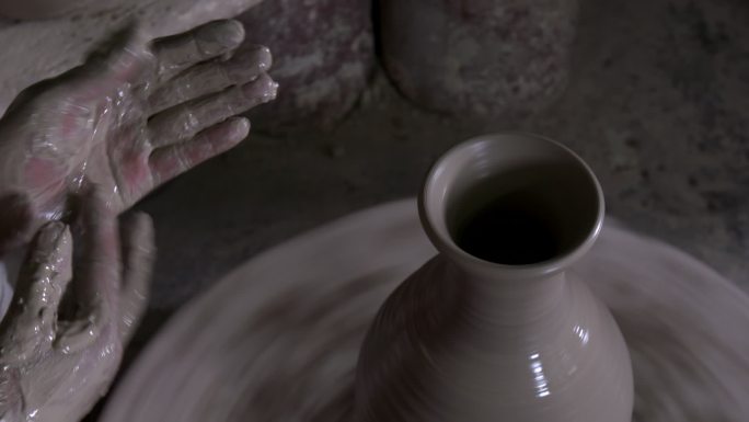 做陶瓷做陶器拉胚手工做陶瓷