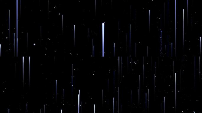 4K粒子光线流星雨上升