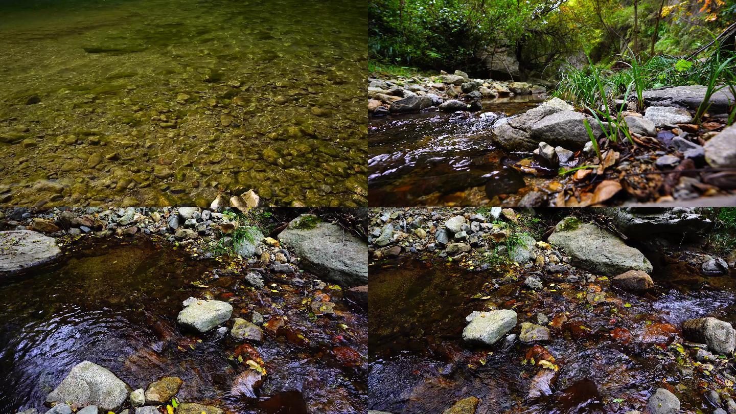 自然风景-溪流风光纪录片素材-生态自然