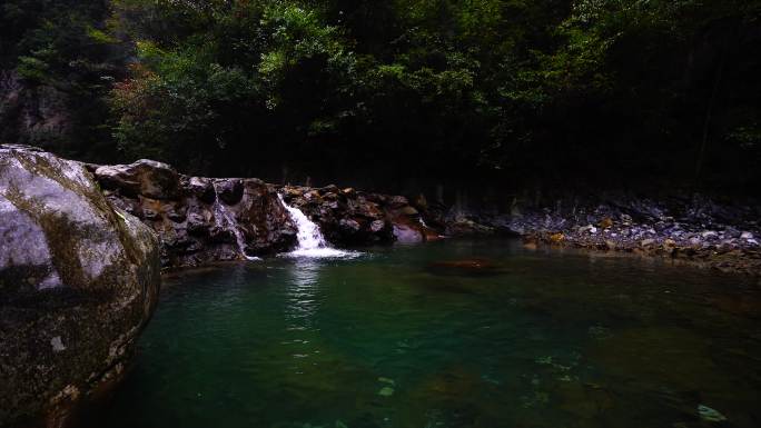 自然风景-溪流-水流视频素材