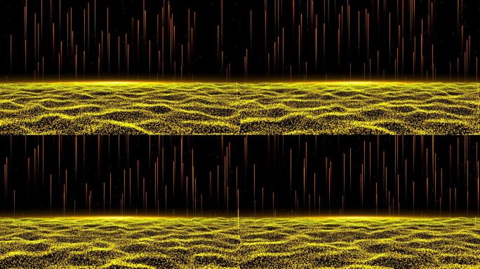 4K粒子海平面背景AE源文件