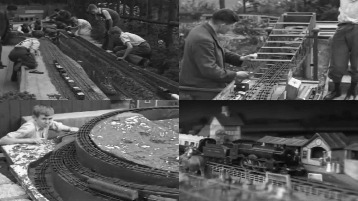 30年代火车模型沙盘