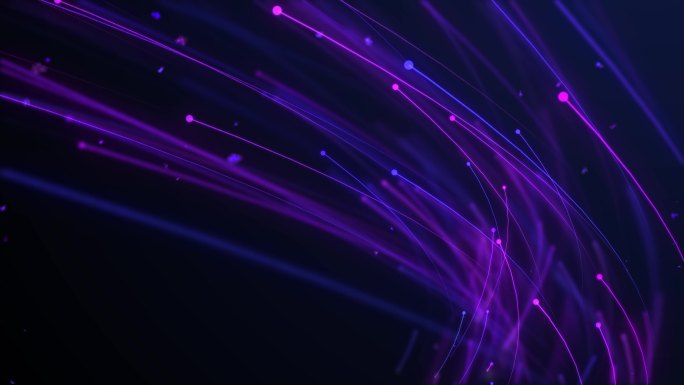4K紫色梦幻粒子背景AE源文件