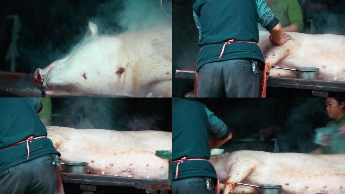 云南，贵州，春节杀年猪