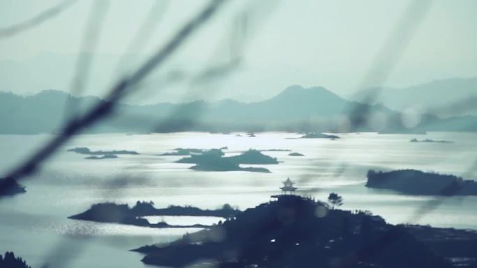 唯美千岛湖雪景