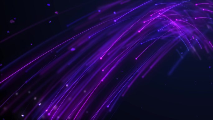 4K紫色梦幻粒子背景AE源文件