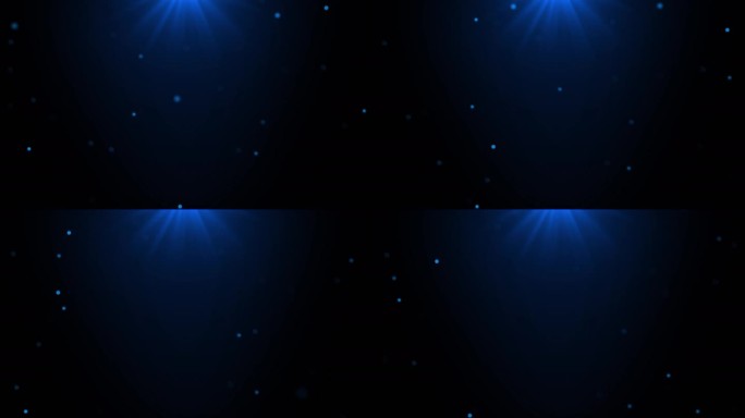 1583 蓝色曙光光点粒子浮动