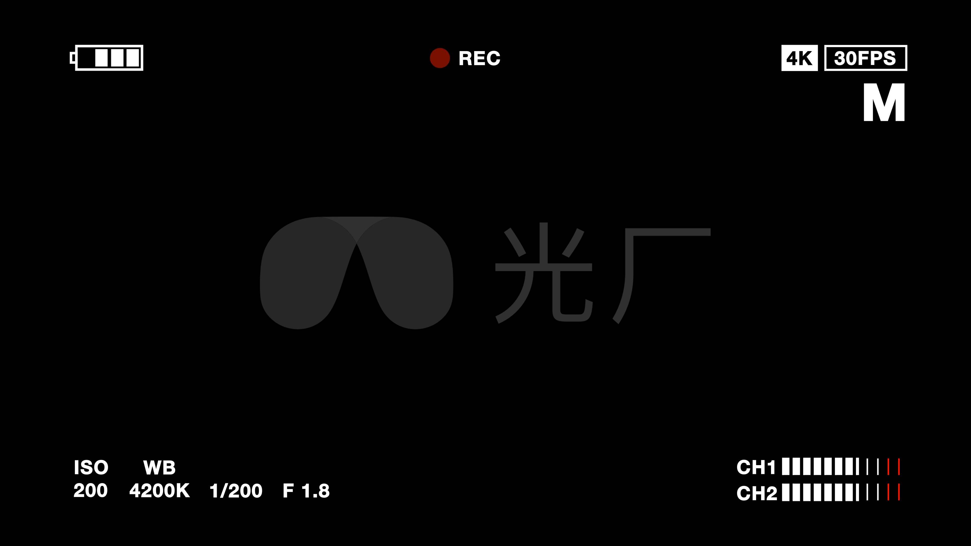 摄像机录制记录取景器视频素材