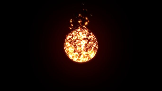燃烧的火球