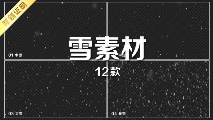 【原创】雪视频素材集合