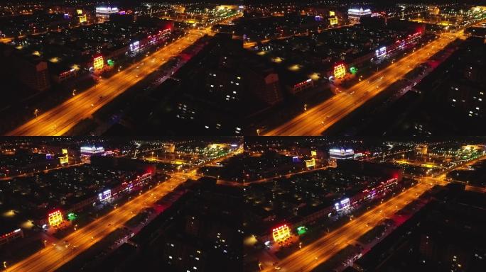 内蒙古城市夜景