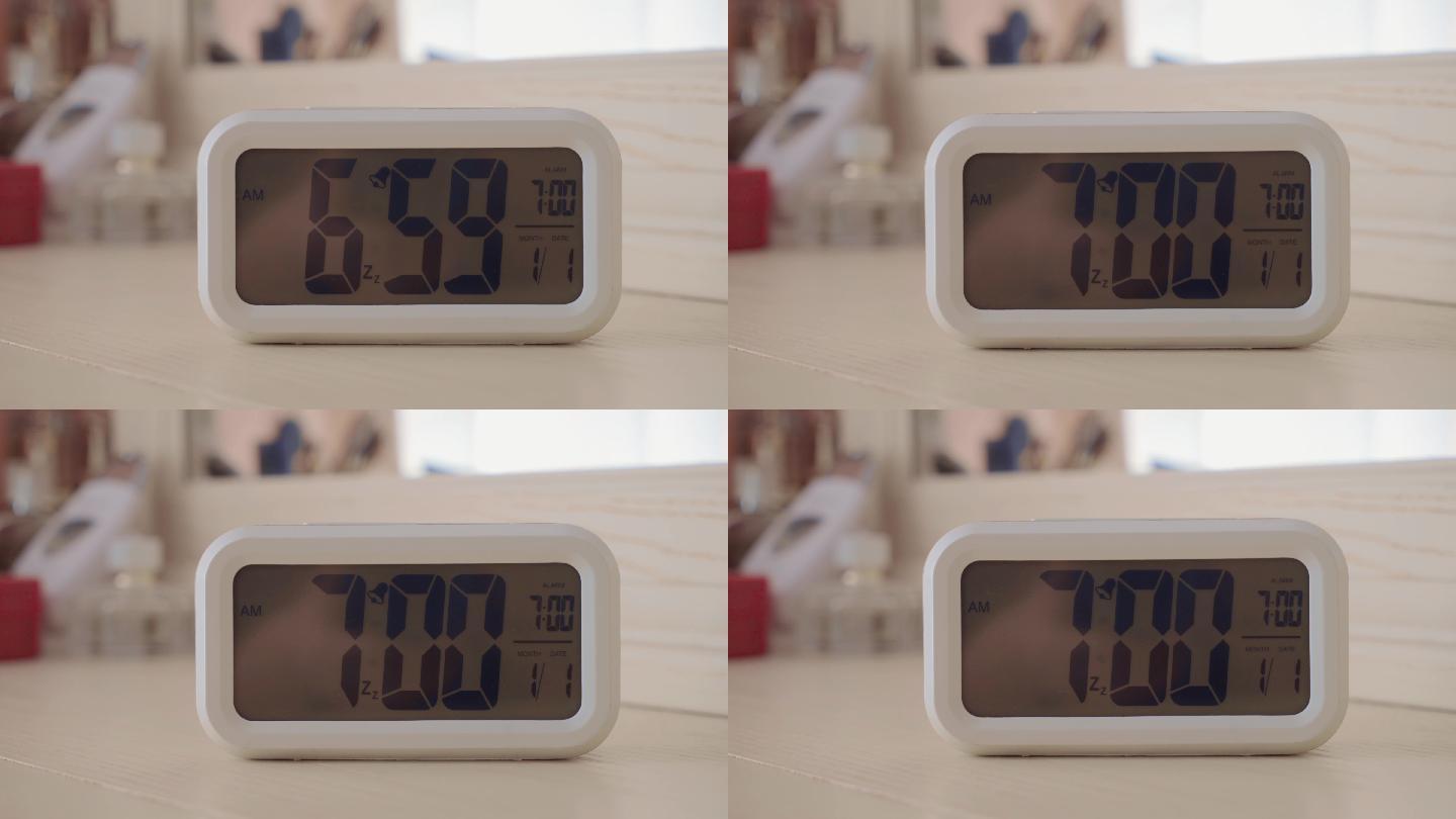 4k早晨7点闹钟 起床闹钟 3840x2160 高清视频素材下载 编号 实拍视频 Vj师网www Vjshi Com