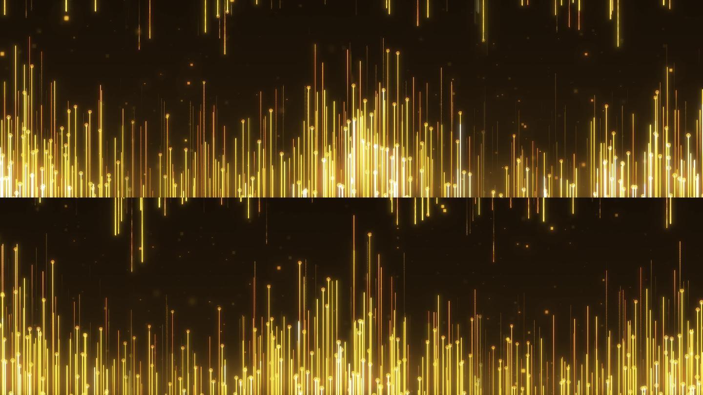 MT029-6金色华丽线条粒子背景