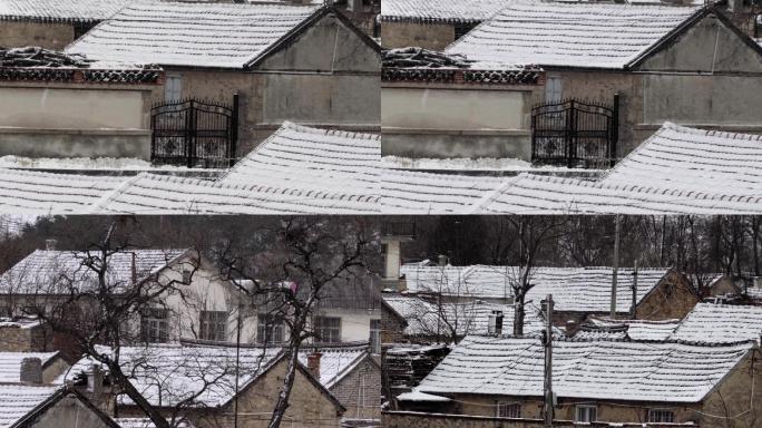 雪后农村