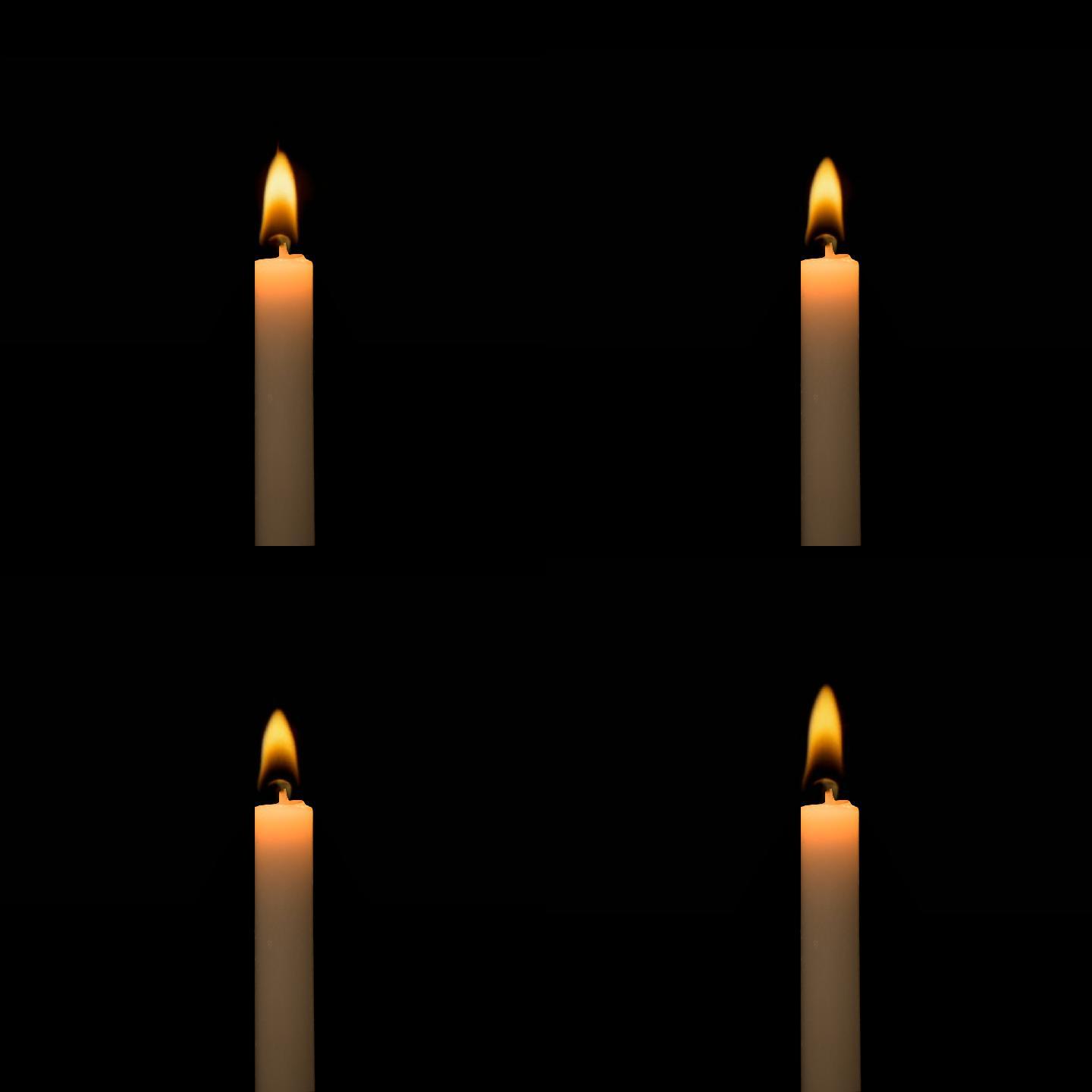 通道-燃烧蜡烛