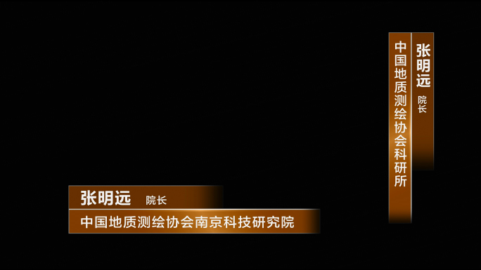 原创大气横竖人名条