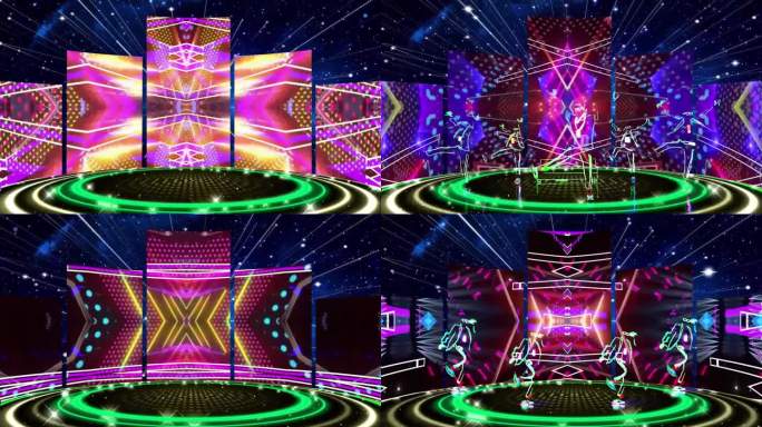 PSY鸟叔《DADDY》动感舞台背景灯光