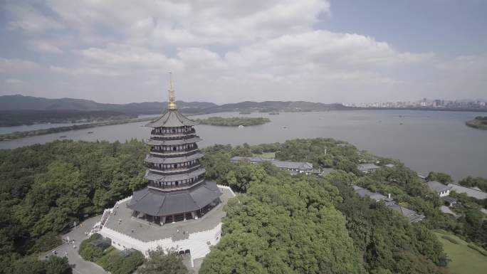 著名旅游景点雷峰塔未调色