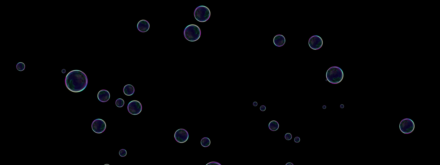 6K气泡透明通道上升飘动水泡泡彩色素材