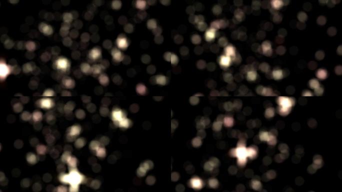 星光粒子透明通道素材