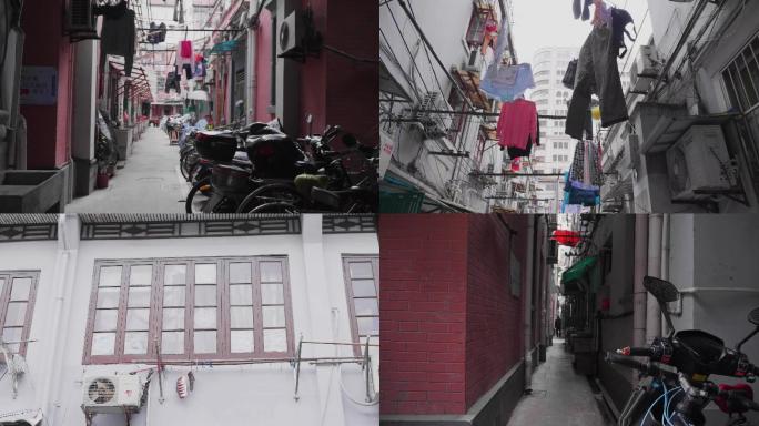 【4K】上海老城厢弄堂实拍移动镜头