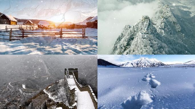 沁园春雪景北国风光雪景