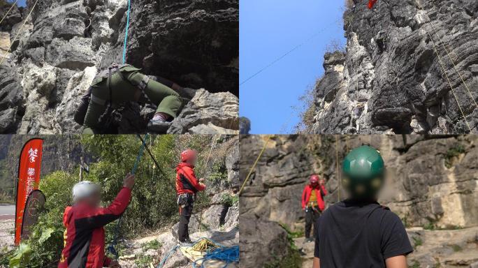 阳朔十里画廊金猫山攀岩