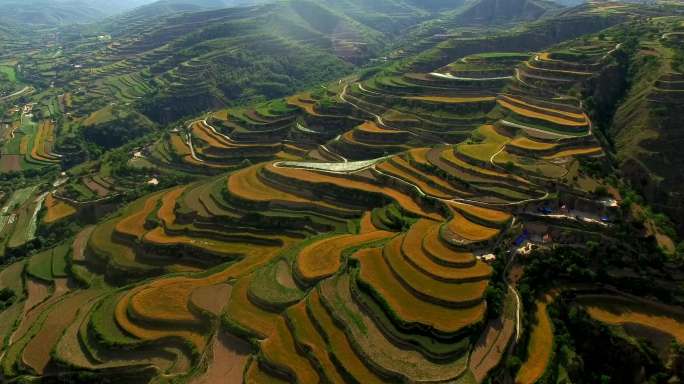 黄土高原梯田