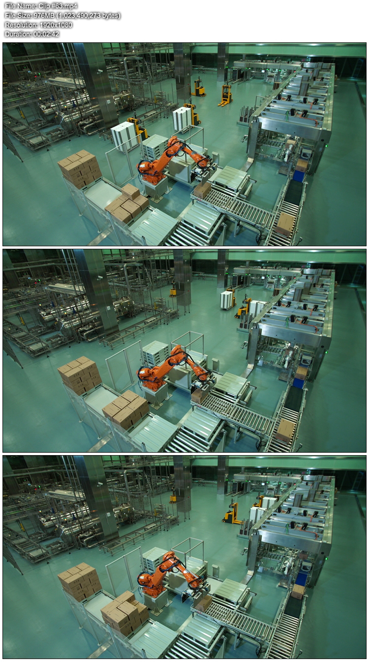 工业4.0机械臂搬运机器人智能叉车