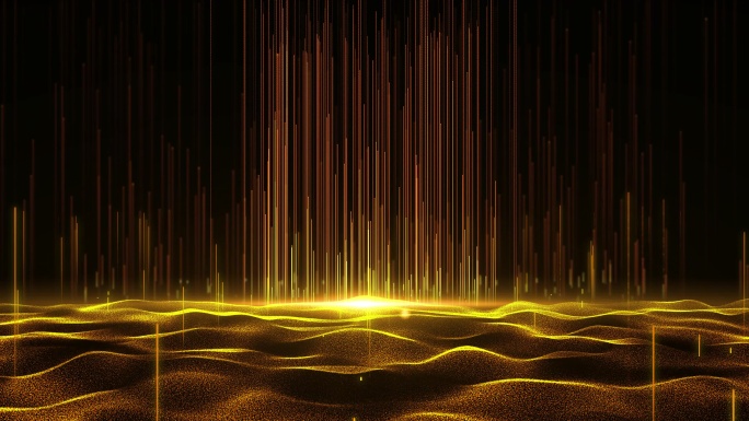 4K粒子光线晚会背景