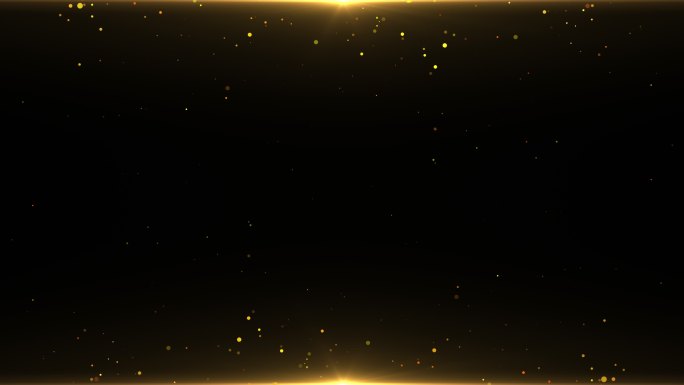 4K金色粒子循环