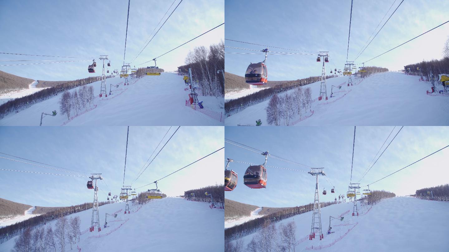 【原创】滑雪场缆车
