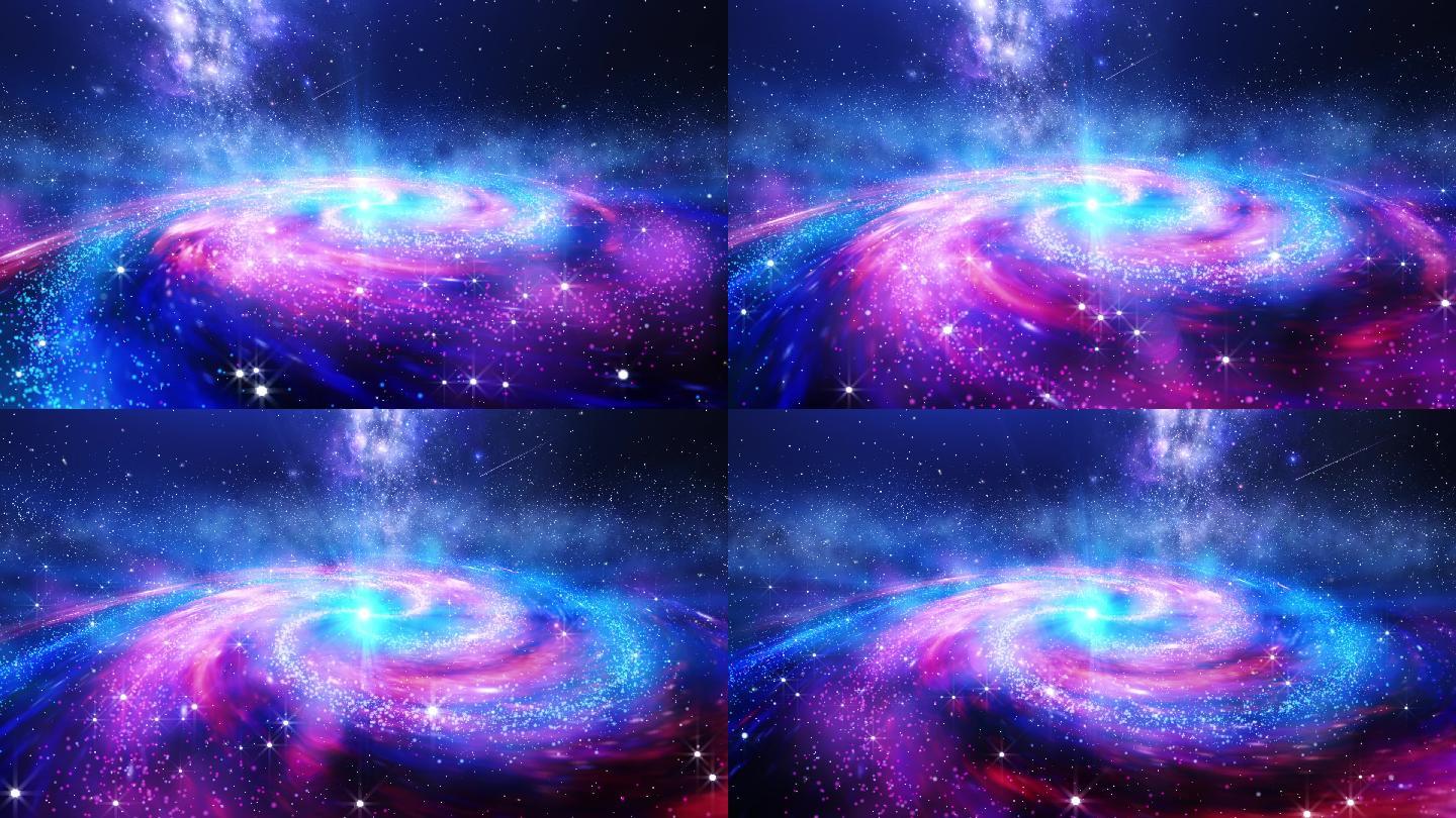 宇宙银河系太空星云旋转