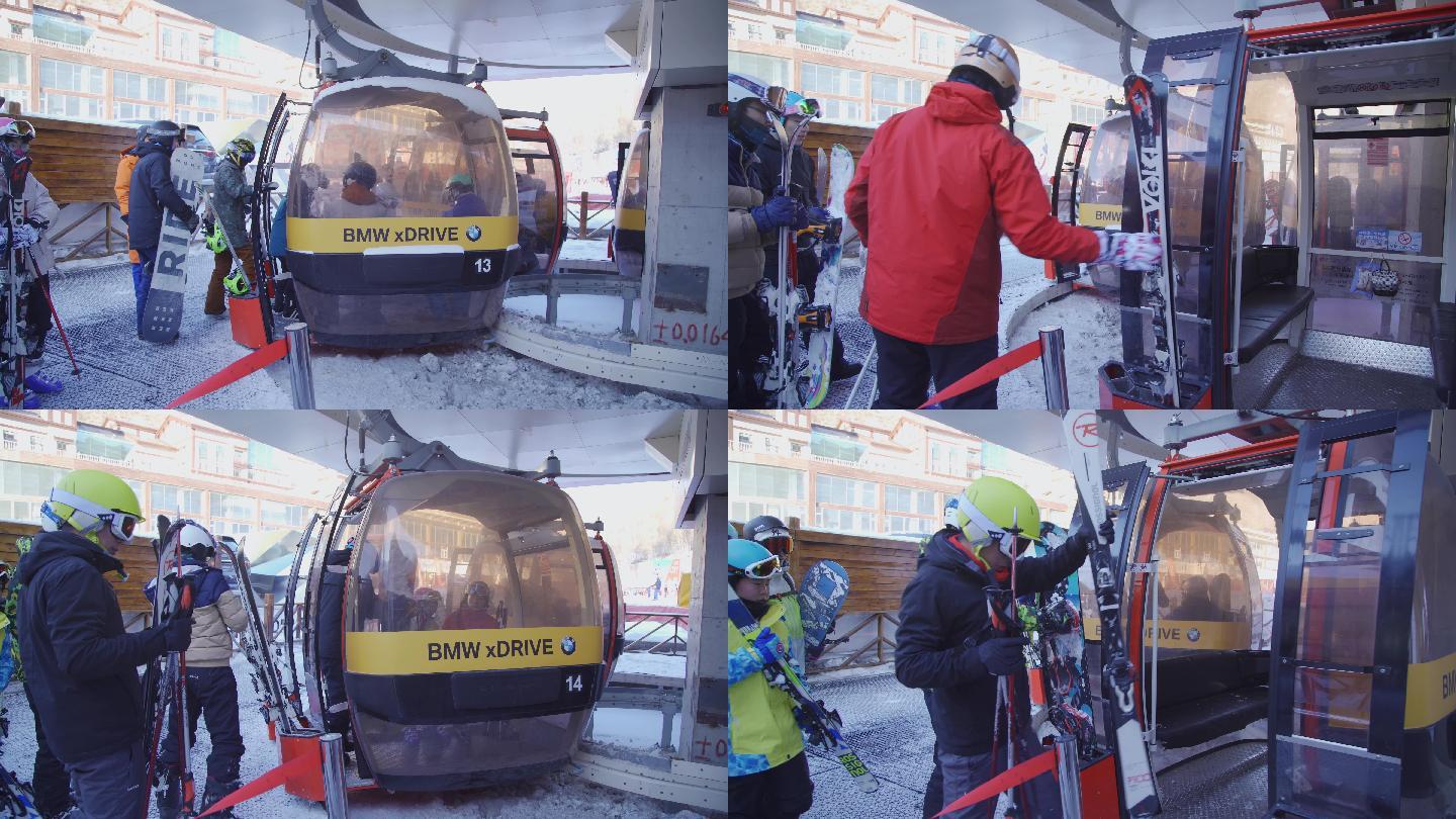 【原创】上缆车去山顶滑雪