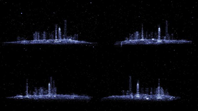 全息粒子上海城市