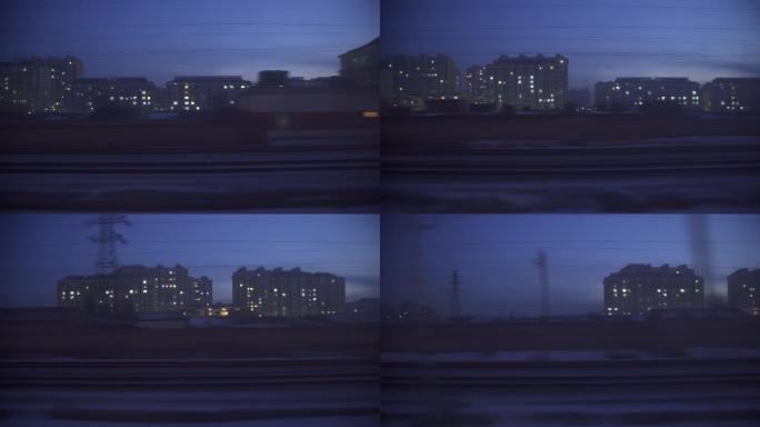 【原创】夜间火车窗外