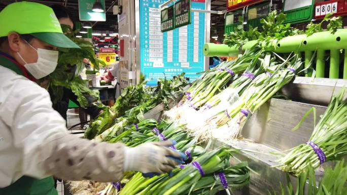 疫情蔬菜价格稳定市场口罩